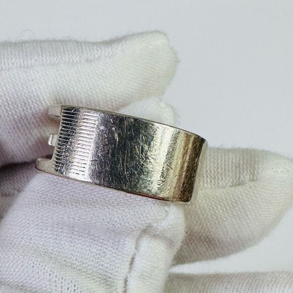 Gucci G Logo Sterling Silver Ring Size 5.75 - Picture 5 of 10